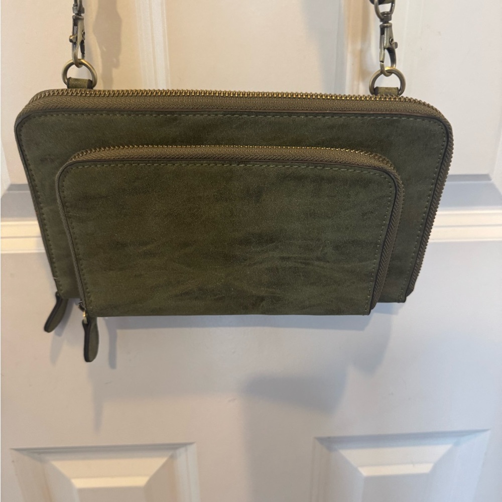 Olive Green Crossbody Bag - Picture 4 of 6